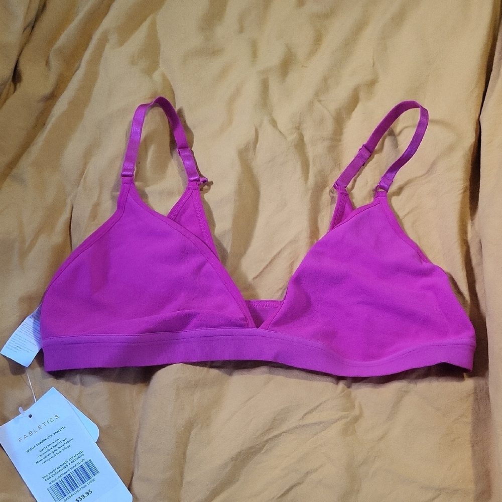 Fabletics Pink Lace Bralette Intimates